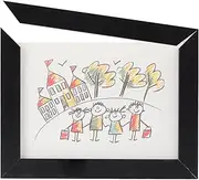 Kids Art Frames, Changeable Display Frame Organizer, Large Capacity Open Front Storage, Holds Up To 50 Sheets for School Paintings, 3D Crafts, Gallery Wall Decor