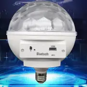 Colorful LED Revolving Stage Light Magic Ball Light Bluetooth E27 Disco Light h