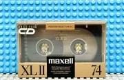 MAXELL XL II 74 VS V TYPE II BLANK CASSETTE TAPE (1) (SEALED)