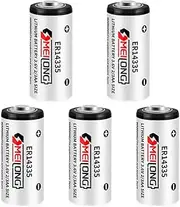 HOUYIBO 5PCS ER14335 3.6V 1650mAh Replacement Battery Non-Rechargeable Disposable Lithium Battery Long-Lasting for Water Meter