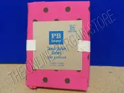 Pottery Barn Teen Tonal Dottie Bed Pillow Cases Dark Pink Coffee Standard Set 2