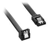CableMod Right Angle SATA 3 Cable Black 30cm
