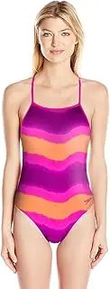 [Speedo] Women's Printed One Back One Piece Swimsuit