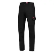 2 X Mens Hard Yakka 3056 Stretch Canvas Cargo Pants Black