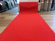 Red Expo Event Runners 1.2m x 6, 8, 10 or 12m Long for Wedding Aisles Rubber Bac