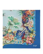 Maje Square Cotton Scarf