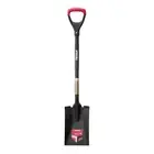 trojan fibreglass d handle powerstep garden spade