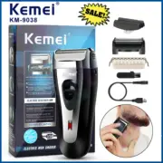 Men's Rechargeable Electric Shaver Trimmer Hair Beard Shaving Machine Kemei 9038