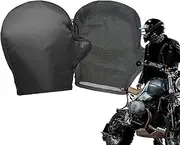 ATV Handlebar Mitts - Motorcycle Grip Muffs | Waterproof Oxford Sun-Proof Heat Insulation Non-Slip Ventilation Cover for Electric Car