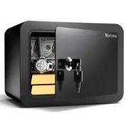 0.23 Cub Safe, Small Safe Box with Key, Mini Home Safes for Money, Coin and C...