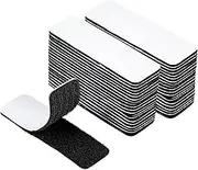 40 Pack 40Pairs Hook and Loop Strips, Heavy Duty 0.79x3.9 Inch Double Sided Tape, Self Adhesive Reusable Velcro Tape, Mounting Tape for Walls, Doors, and Tables, Strong and Sticky Velcro Strips