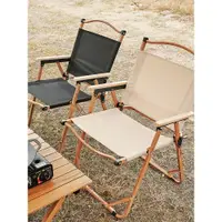 在飛比找ETMall東森購物網優惠-戶外露營便攜折疊椅克米特椅靠背野外釣魚餐桌沙灘椅子套裝鋁合金