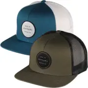 Rip Curl Men's Trucker Hat Routine Logo Patch Snapback Cap