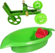 WOONEKY 1 Set Shower Bath Shower Parakeet for Birds Tub for Small Bird Parrot Cage Bathtub Practical Parrot Bathtub Parakeet Bath for Cage Plastic Green