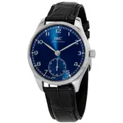 Original IWC Portugieser Automatic Blue Dial Men's Watch IW358305