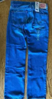 NEW 16 SLIM Levi's 511 Boys Blue Jeans 28 x 28 NWT vertical stretch