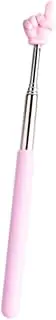 Generic Telescopic Teachers Pointer Mini Hand Pointer Devices Multifunctional Extendable Pointing for Presentation Home Kindergarden, Pink