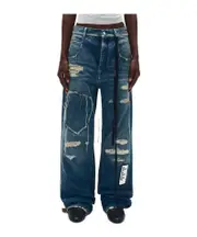 Ann Demeulemeester Claire 5 Pocket Comfort Jeans IT36 Vintage Blue