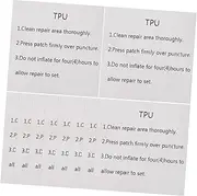 SUPVOX TPU Repair Patches 10 Sheets for Tent Jacket and Air Mattress Waterproof and Durable