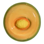 Rockmelon Ceramic 24cm Dip Plate Snack/Salad Serving Dish Tabletop Home Decor
