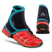 E940 Reflective Gaiters Protective Sandproof For Running Jogging Marathon Hiking Black Green Shoe Covers