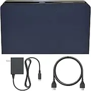 TV Dock Station for Switch and OLED - 3 in 1 Replacement TV Base Docking Station Set with Original IC Module, Ethernet LAN Port, Charger, HDMI Cable Accessories (Black)