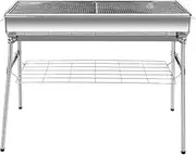 gzcmxh Portable Grill - Foldable Charcoal Grill BBQ for Outdoor Camping Charcoal Grill (large)