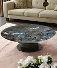 30" Labradorite Round Coffee Table Top Elegant Home Living Room Furniture Decors