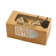 Heavy Metal Dice - D20 2-Dice Set Choose your color