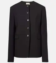[Khaite] Khaite Jameson wool-blend jacket AU 12 black