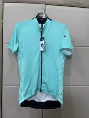 NWT ASSOS Uma GT EVO Aqua Green SS Lady Women's Cycling Jersey Top Shirt XXL