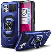Designed for T-Mobile REVVL 7 Case with Tempered Glass Screen Protector, Full