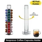 40 Capsules For Nespresso Coffee Pod Holder Stand Dispenser Rack Storage Capsule