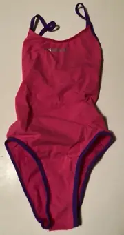 HEAD Womens Swimming Swimsuit LiquidPower Tropic Lady. Magenta. Size 26. OpenBox
