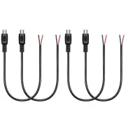 4 Pack RCA Female to Speaker Wire, RCA Female Plug Adapter Connector to Bare Wir