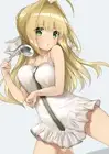 Anime go leotard saber extra white blonde fategrand Playmat Gaming Mat