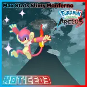 Pokemon Legends: Arceus Shiny Monferno Max Stats