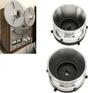 SustVita Nab Hub Adapters, 10 Inch Opener Universal Loading Device for Studer, ReVox, Akai, Teac, Polished Aluminum Finish