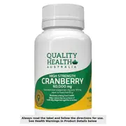 Quality Health High Strength Cranberry 60000mg 90 Capsules