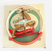 Hallmark Carousel Reindeer 1987 New Keepsake Collector's Club Ornament