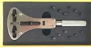 LLFAU Watch Screw Case Back Opener Remover Repair Tool Large Wrench & 12 Bits (55mm watch back case)
