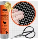 Hardware Cloth - Galvanized Wire Mesh Roll for Vent, Rabbit Fencing, and Cabi...