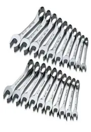 SK Tools USA 20 Piece, Short Pattern, 12 Point, SAE & Metric, SuperKrome® C