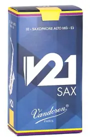 Vandoren V-21 Alto Sax Reeds - 10 Per Box