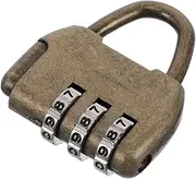 Beavorty Vintage Zinc Alloy Locker Lock Stylish Antique Passcode Lock for Bags Suitcases Handbags Easy to Combination Versatile Use for Personal Security