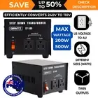 Giantz 200W/500W 240V TO 110V Step Down Transformer Voltage Converter AU-US