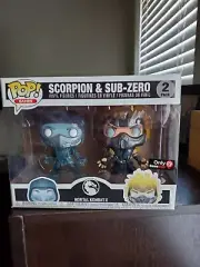 Funko Pop Games Mortal Kombat X Scorpion & Sub Zero 2 Pack Gamestop Exclusive