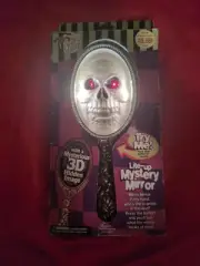 Gemmy / Sunstar Handheld Lite Up Mystery Skull Mirror Button Or Motion Activated