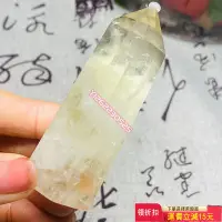 在飛比找Yahoo!奇摩拍賣優惠-J63純天然小樹水晶擺件消磁六棱柱白水晶把件實物更美，規格8