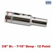 Kincrome K26581 - Deep Socket (Mirror Polish) 7/16" 3/8" Drive